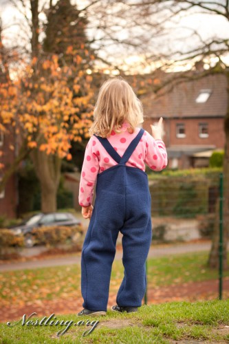 Wollwalk-Hose-hinten
